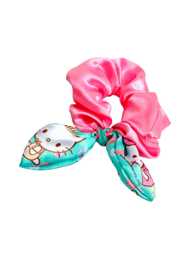 Sanrio  Sanrio Hello Kitty Two Colorway Scrunchy With Print for Women | Best Price UAE